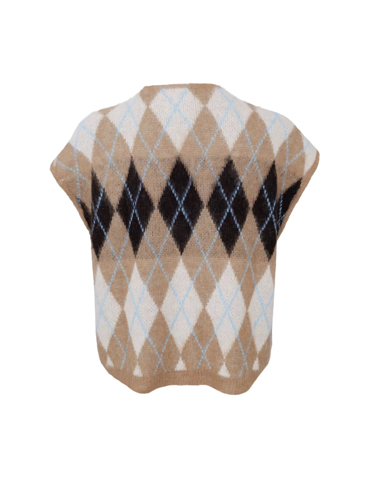 BCALVINA stickad väst - Latte
