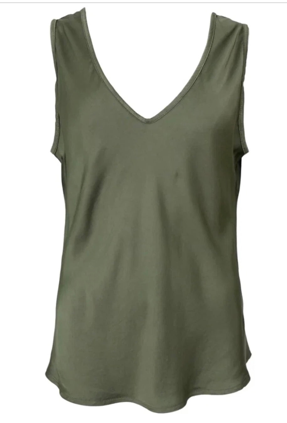 BCMABEL dubbel v-ringad topp Army Black Colour