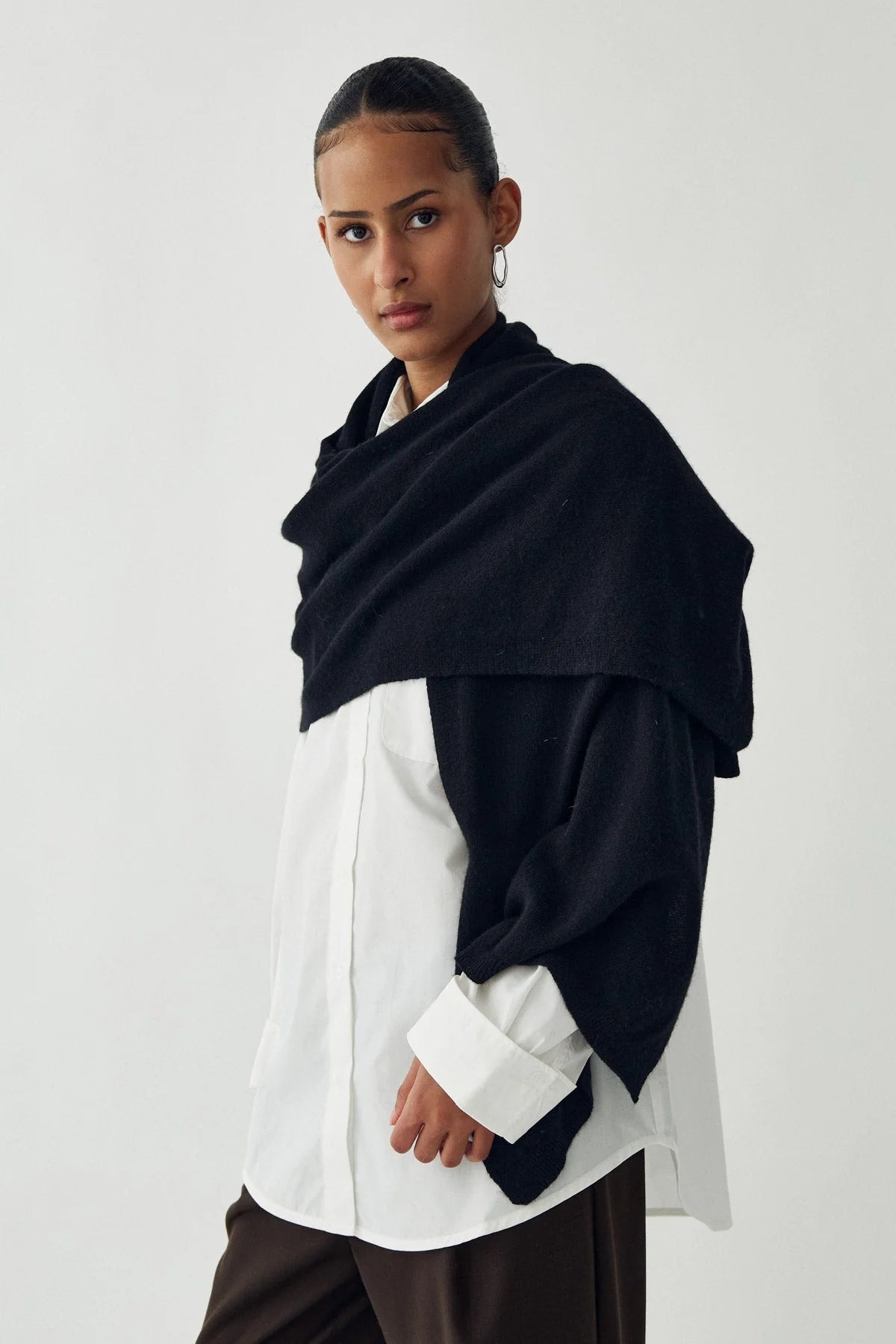 Noella NIVA KNIT SCARF Black
