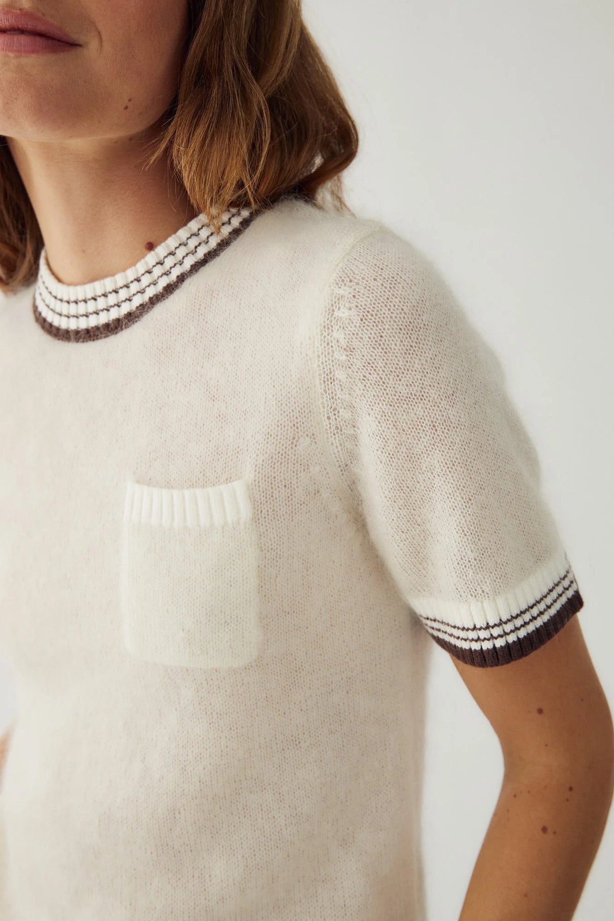 Noella N-Marthy Knit Ivory Brown