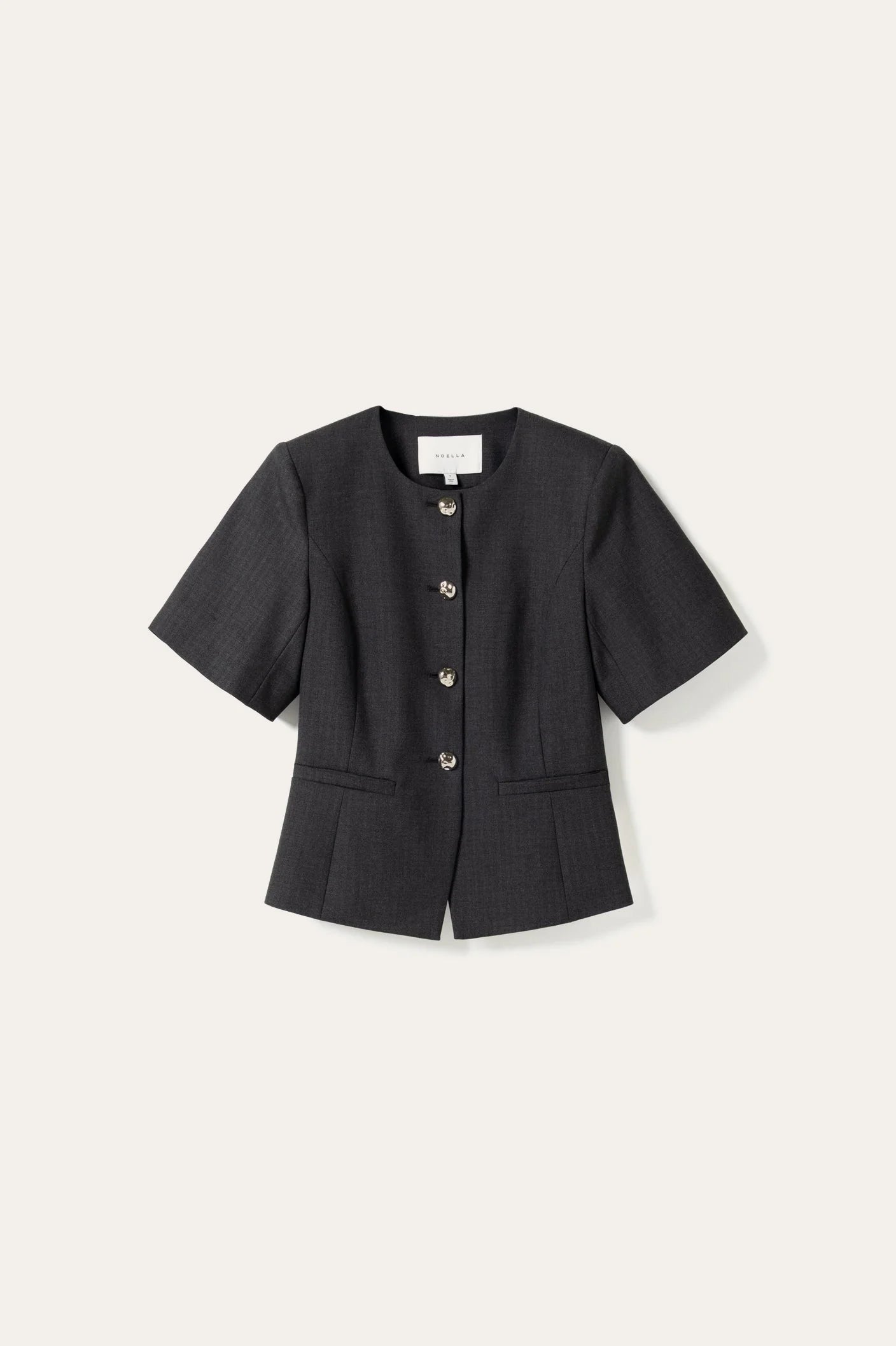 Noella N-Kasaundra Blazer Grey Herringbone