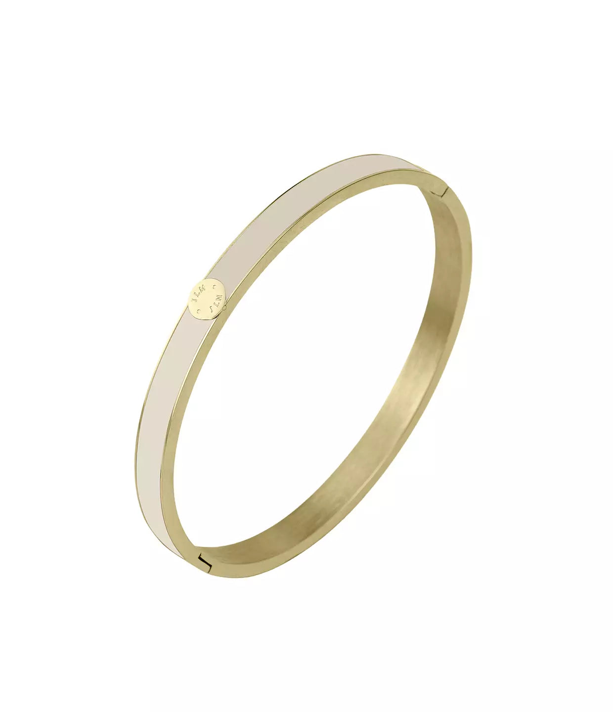 By Jolima Palermo bangle nude gold