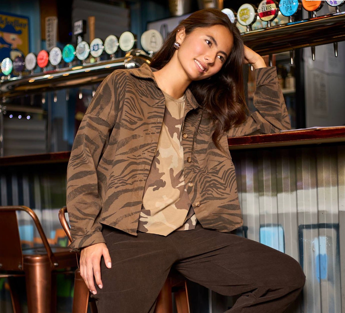 BCOFELIA shirt jacket