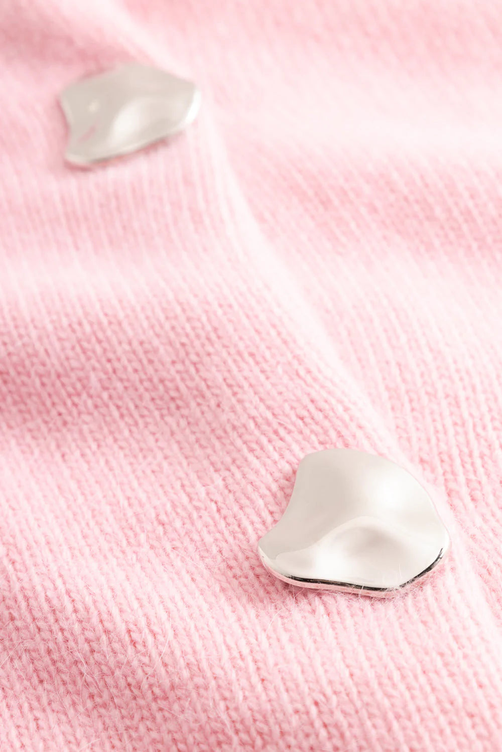 Noella N-Miley Knit Cardigan Baby Pink