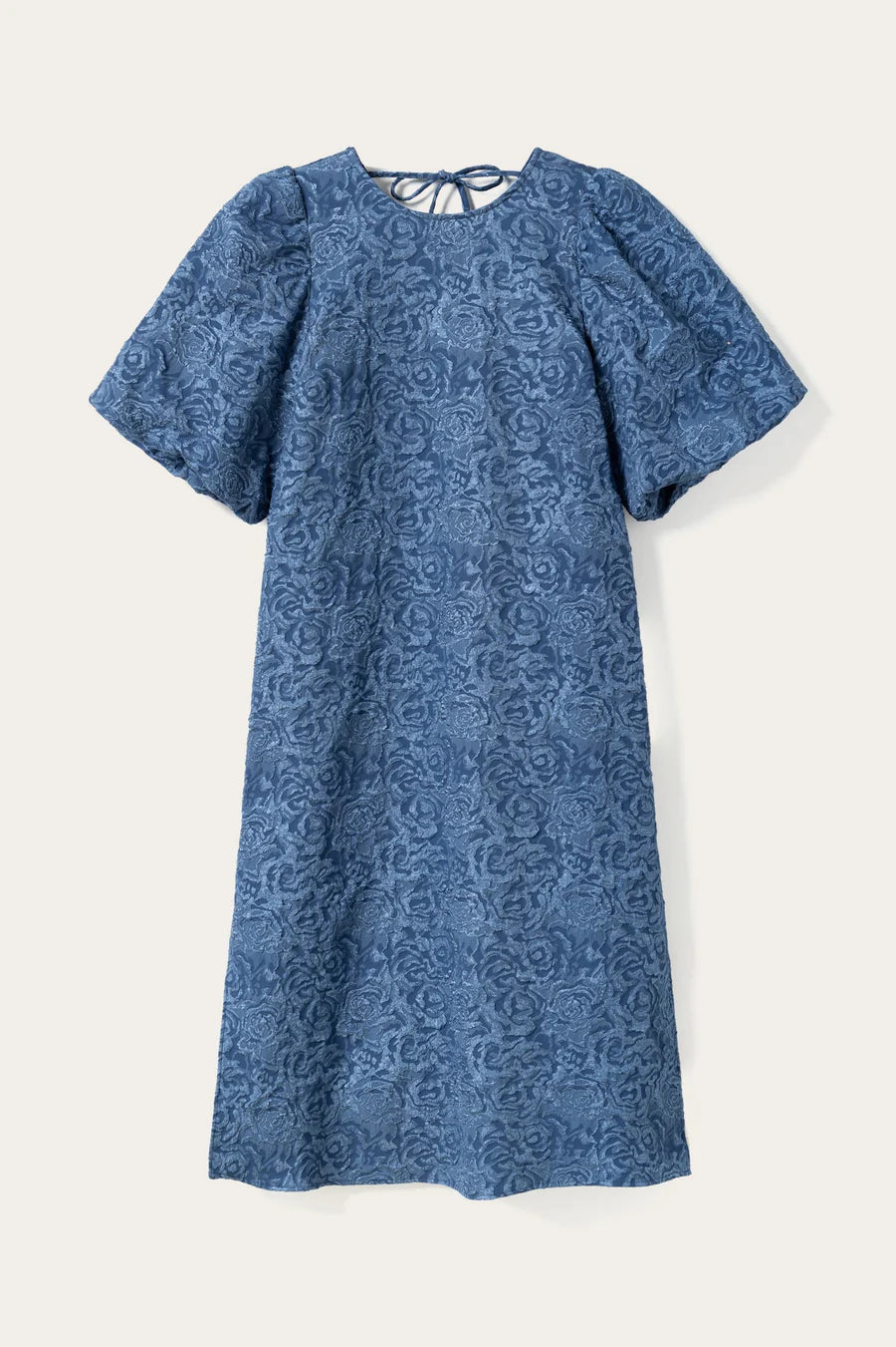 Noella N-Pastis Long Dress Dusty Blue
