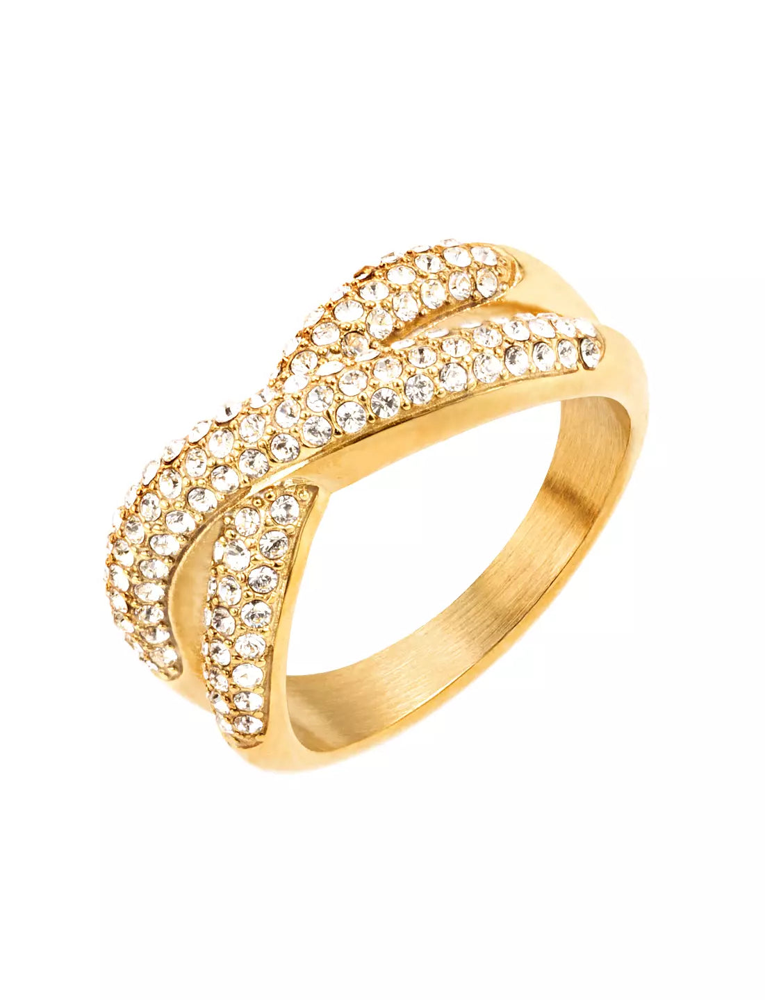 By Jolima Cross ring gold