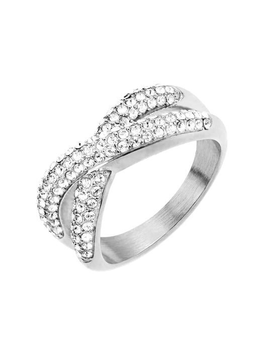 By Jolima Cross ring steel
