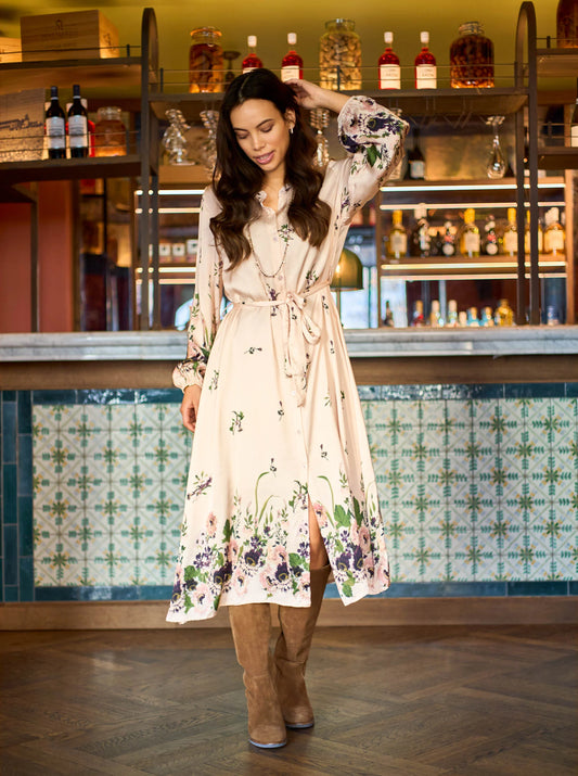 Black Colour BEATRIX dress - Natural