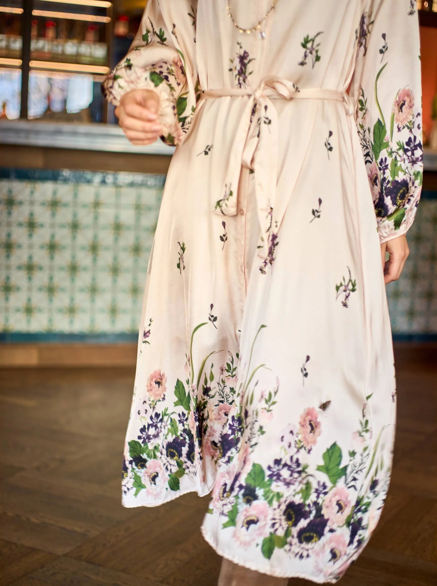 Black Colour BEATRIX dress - Natural