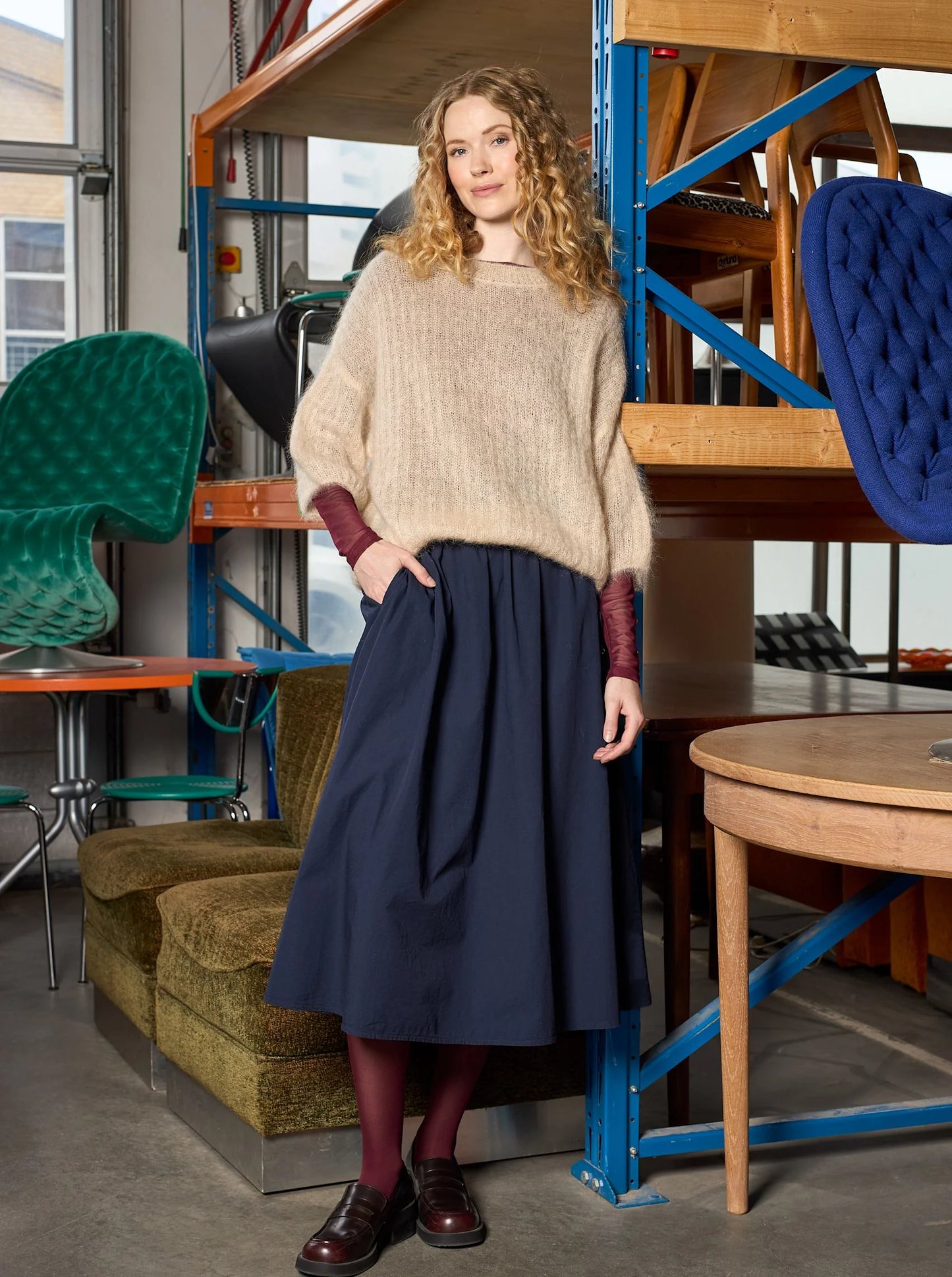BCBJOERK s/s tröja - Latte