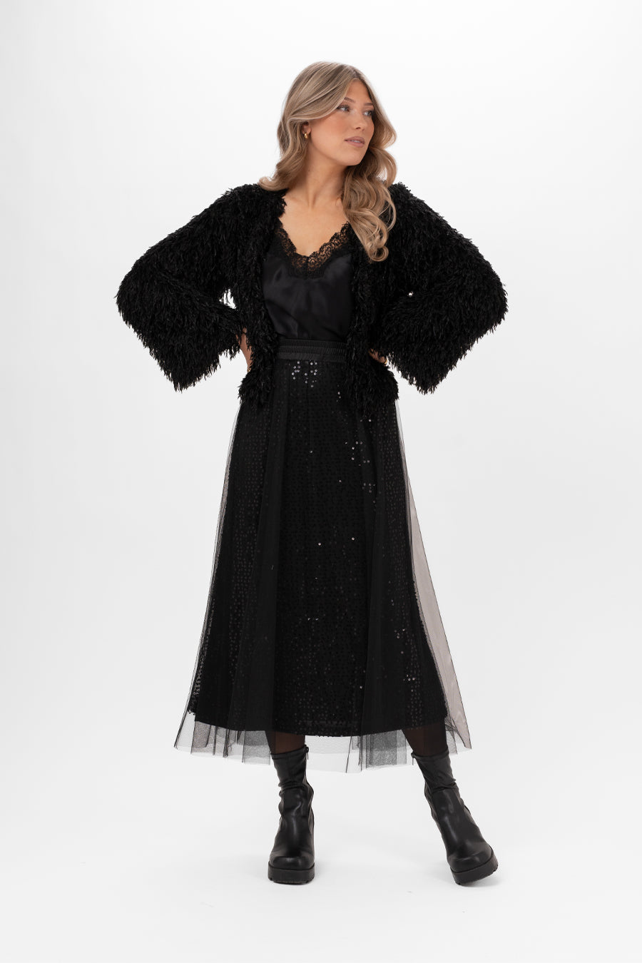 Cherie Tulle Skirt Black
