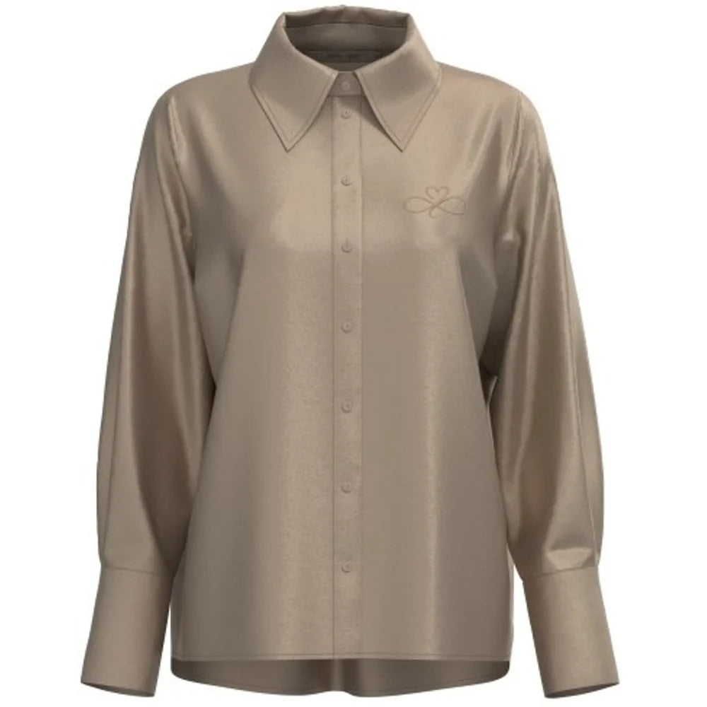 Costamani Clip Shirt - Dark sand