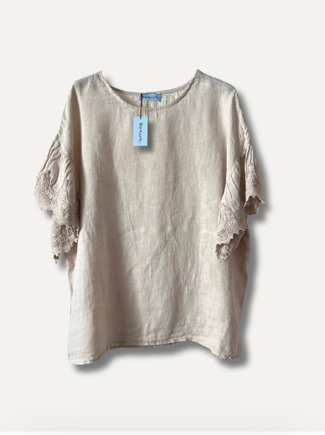REUNION HOME

DESERT LACE LINEN BLOUSE