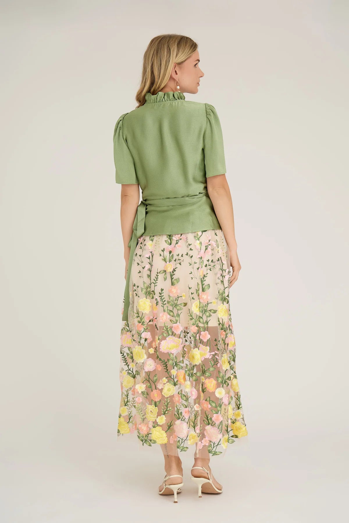 A-View Fuschia skirt AV4624 - Sand/Yellow