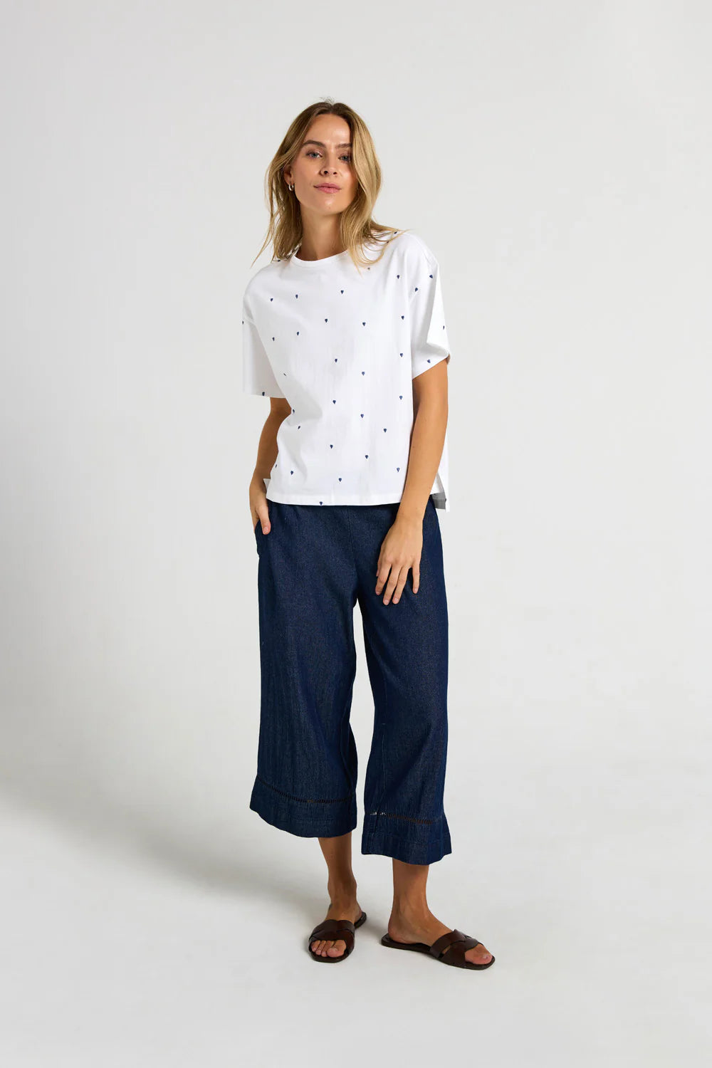 Costamani Heart Tee - Sea Blue Heart