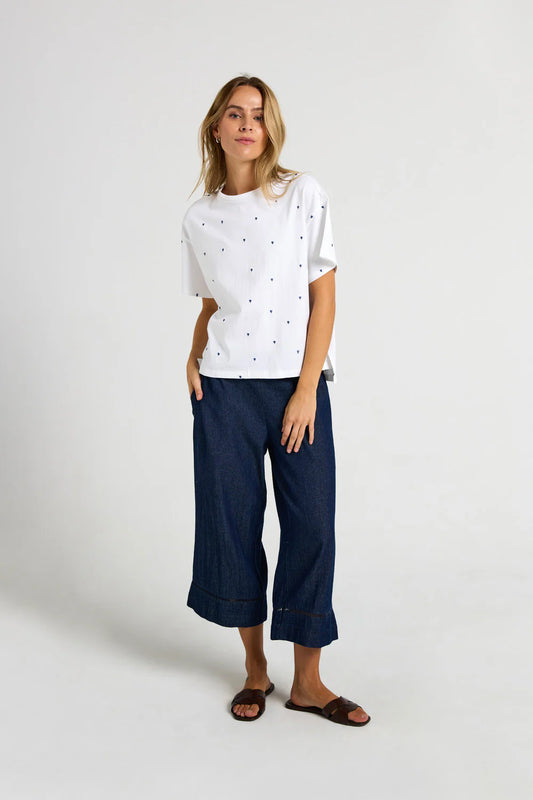 Costamani Heart Tee - Sea Blue Heart