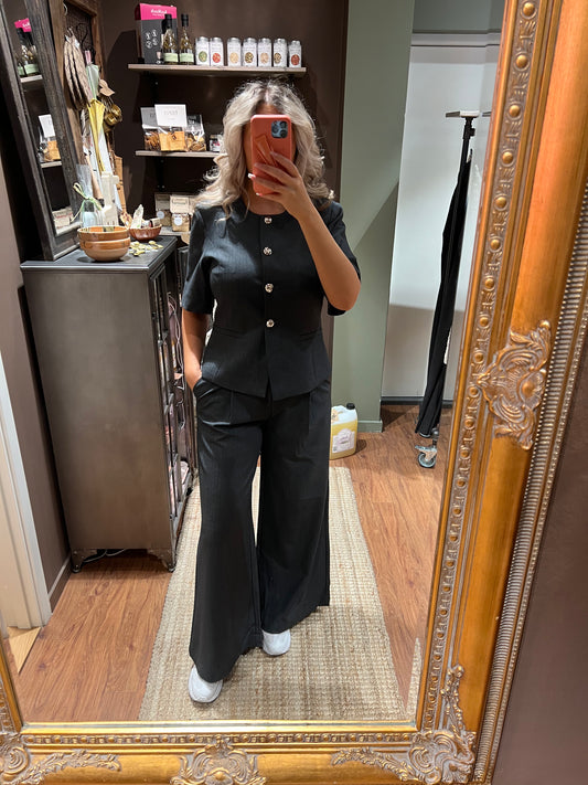 Noella N-Kasaundra Blazer Grey Herringbone