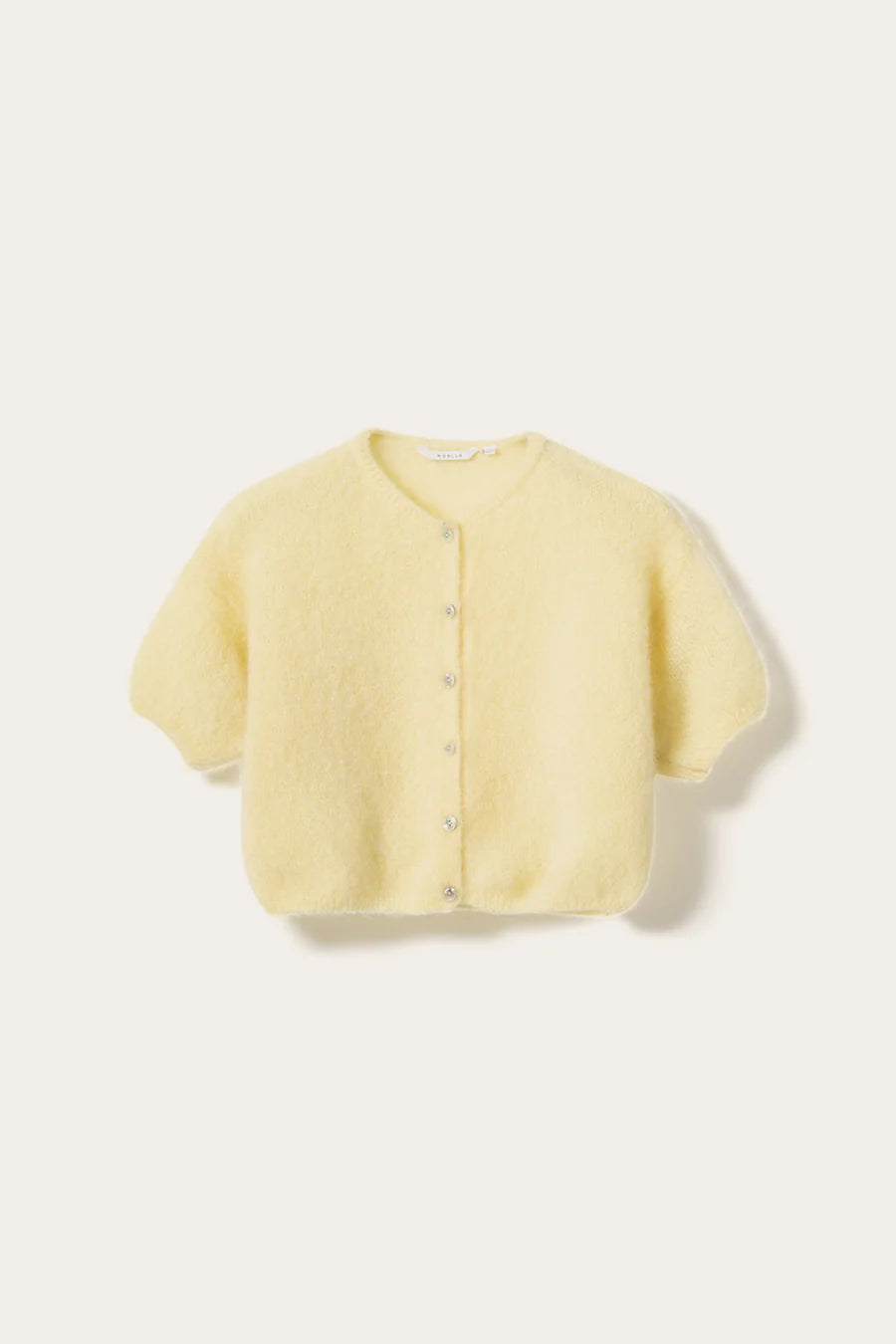Noella N-Lorell Knit Cardigan Light Yellow