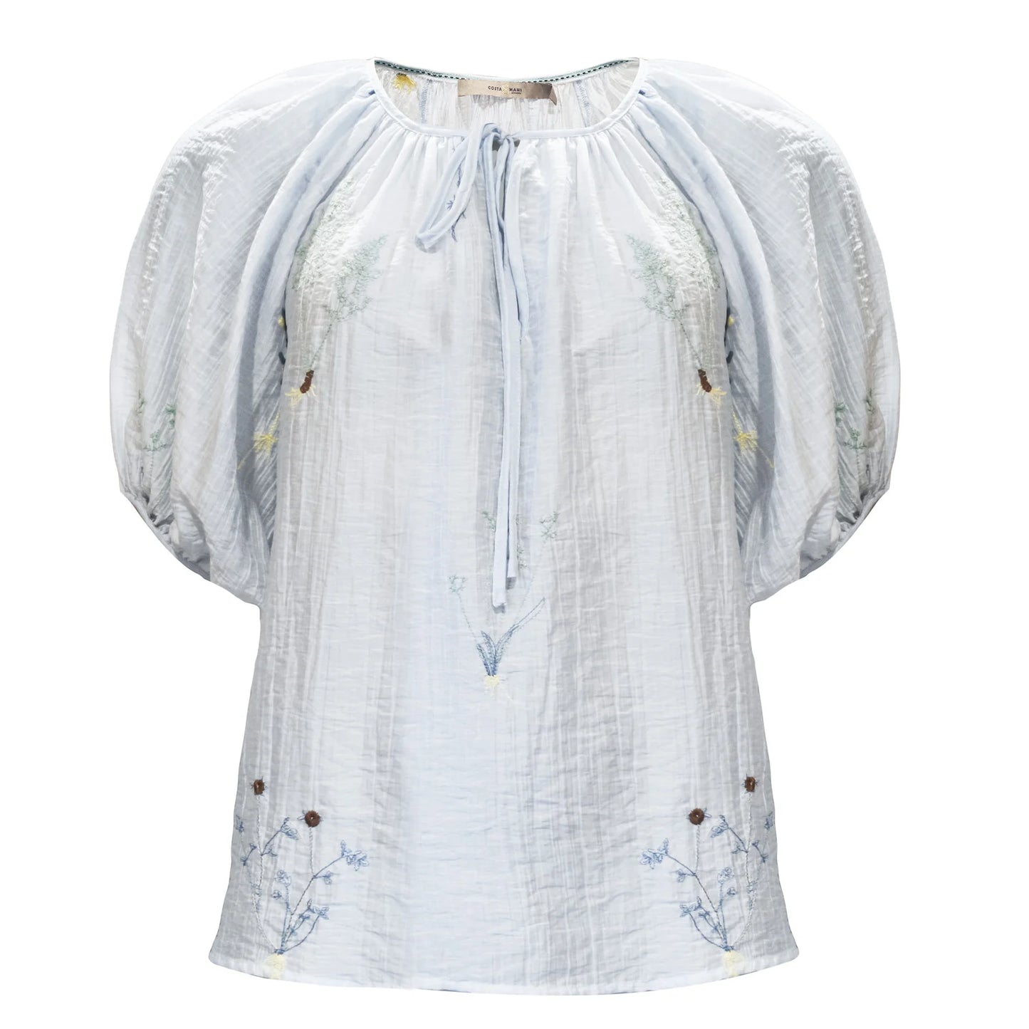 Costamani Louisa Blouse - Blue Flower