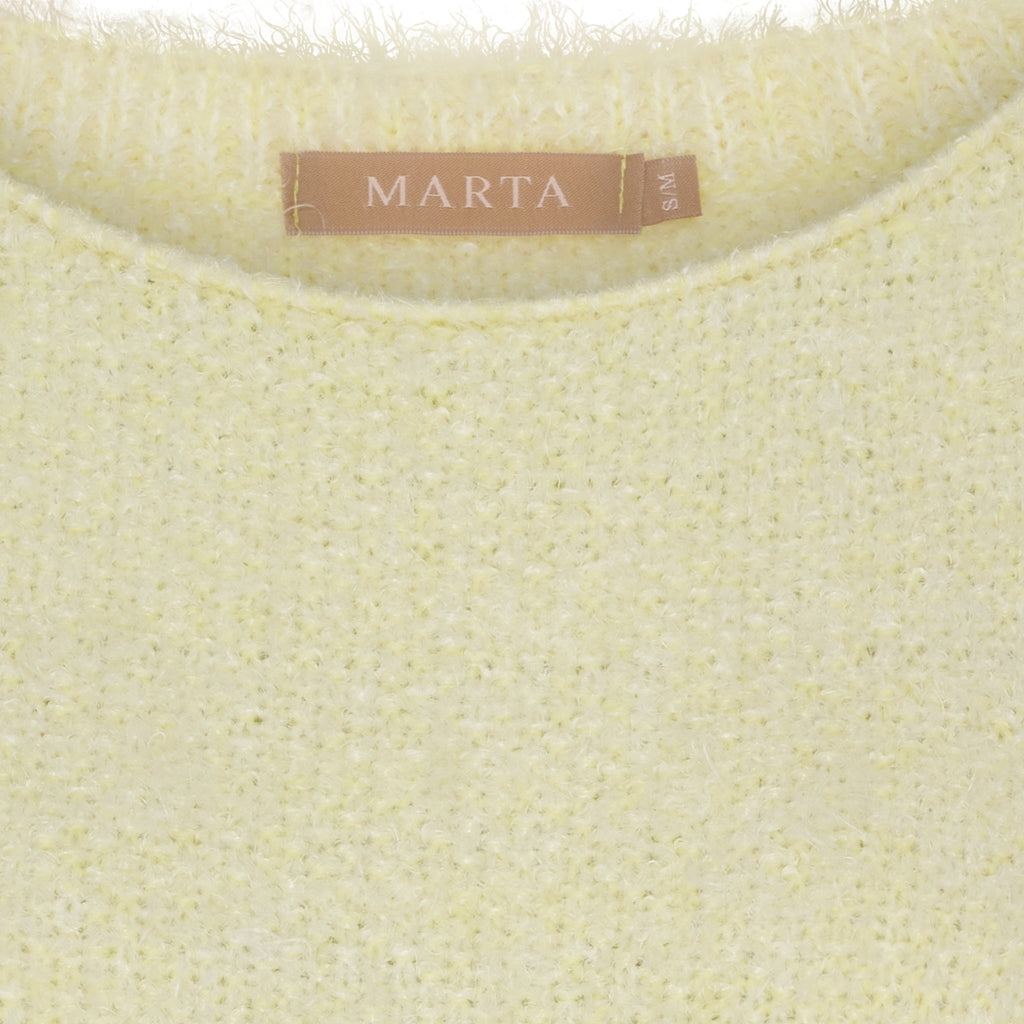 Marta du Chateau dam stickad tröja MdcAnouk 8038 - Yellow