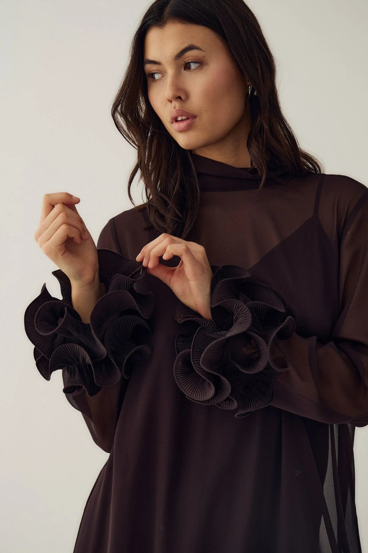 Noella Latania Dress Chocolate