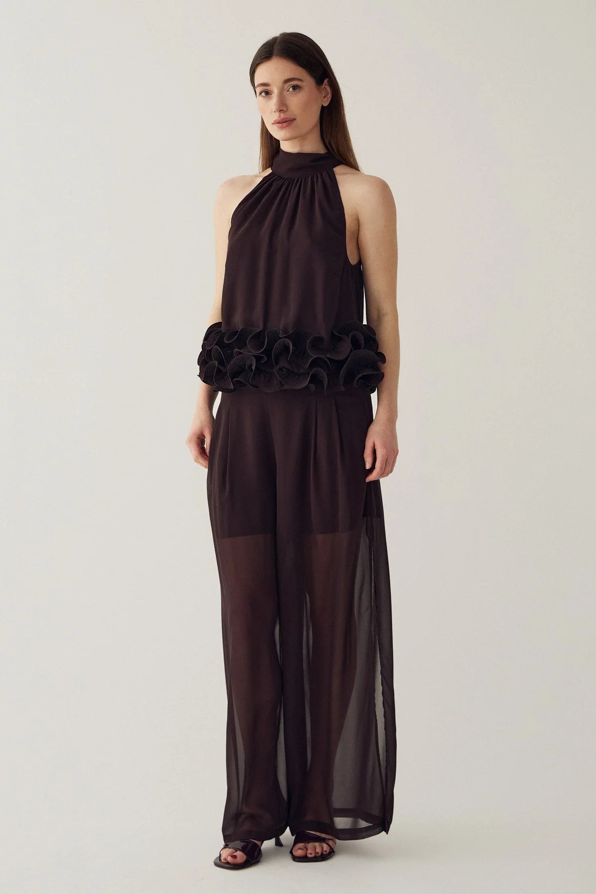 Noella Marjolaine Blouse Chocolate
