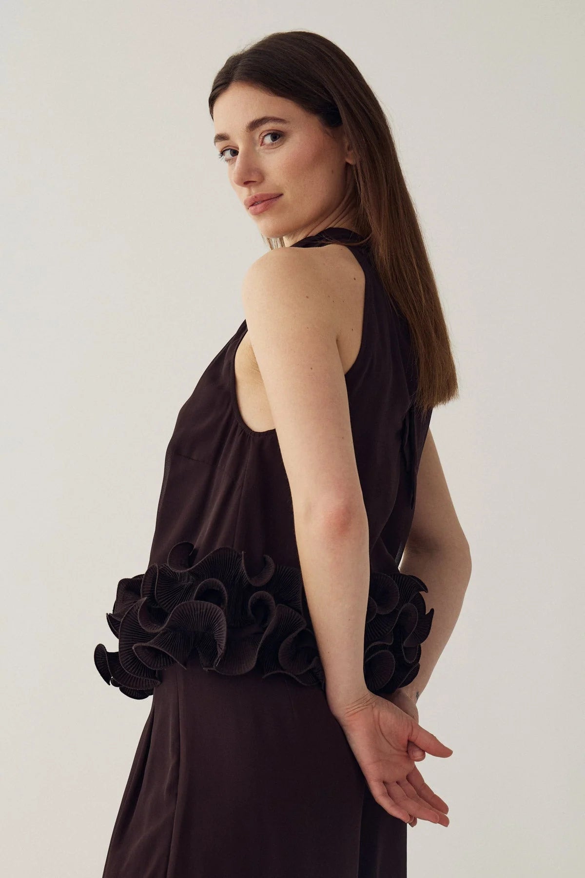 Noella Marjolaine Blouse Chocolate