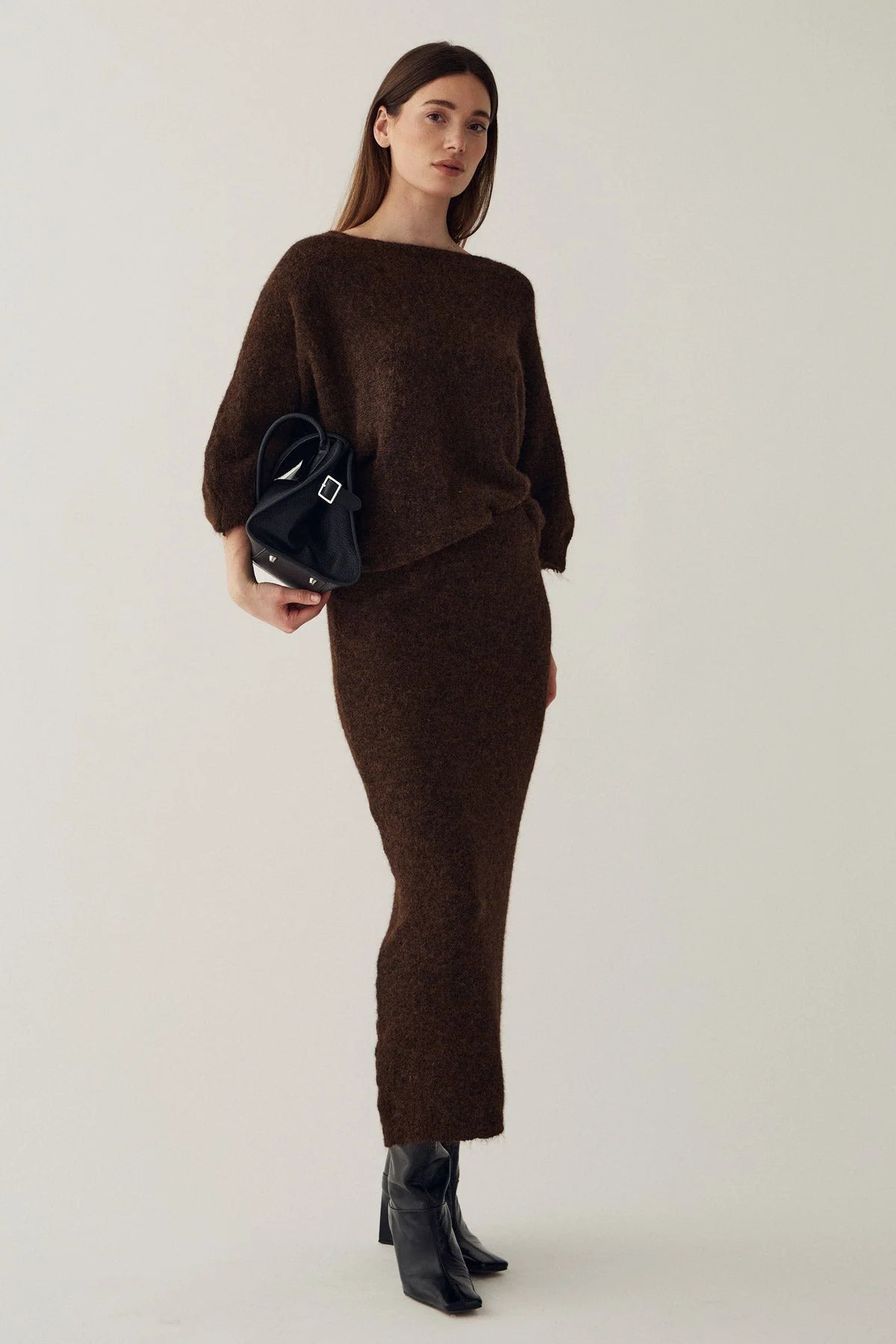 Noella Maxime Knit Chocolate