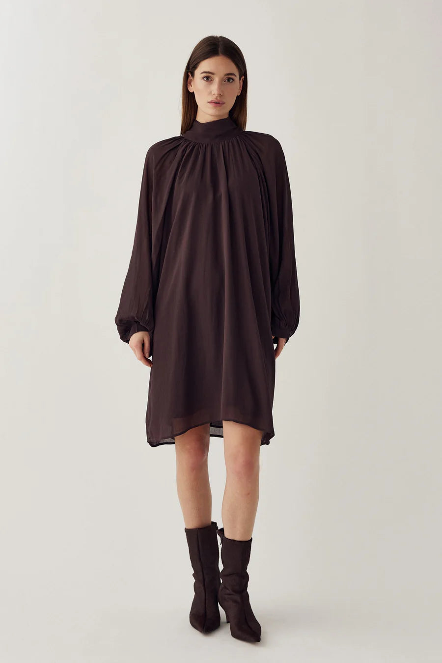 Noella N-Lorenia Dress Chocolate