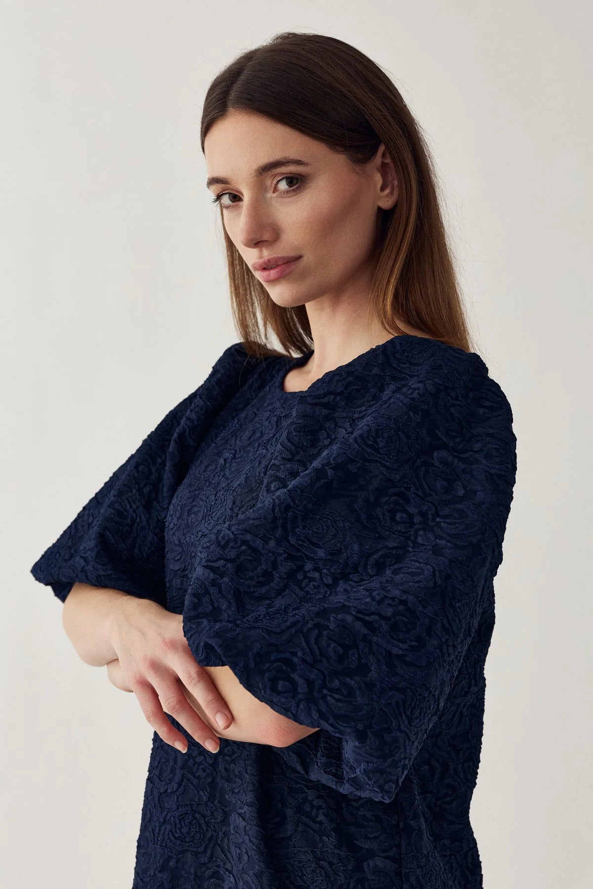 Noella Pastis Long Dress Navy