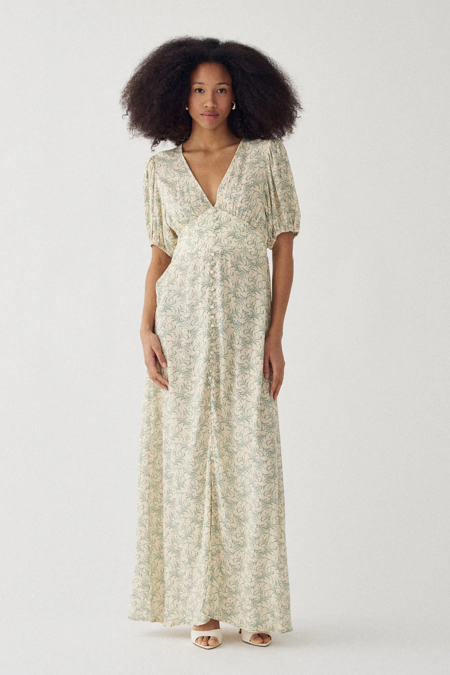 Noella N-Lilith SS Maxi Dress Dolley Yellow Print