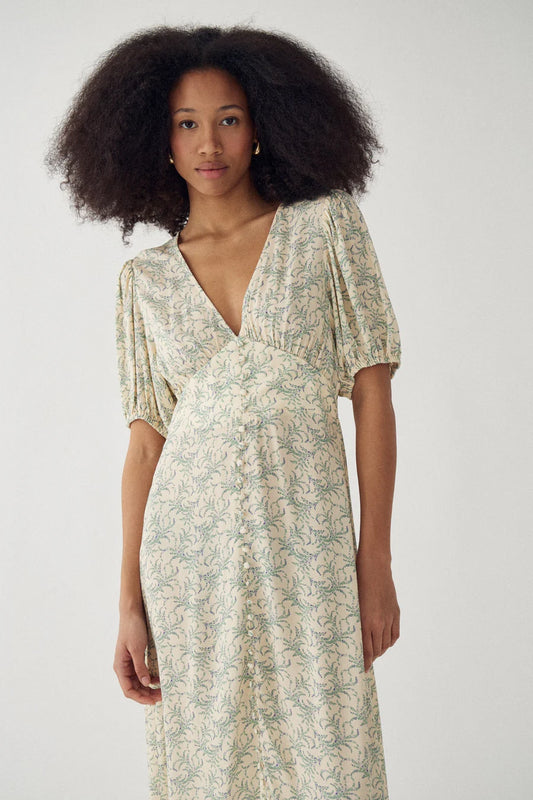 Noella N-Lilith SS Maxi Dress Dolley Yellow Print