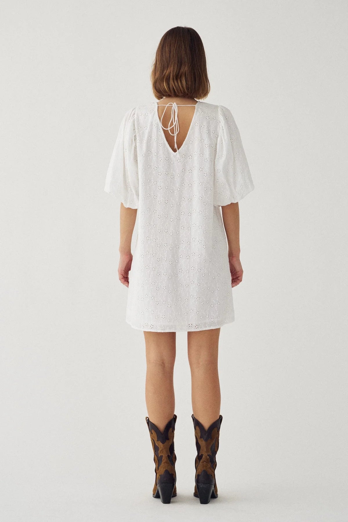 Noella N-Pastis Short Dress White