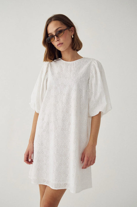 Noella N-Pastis Short Dress White