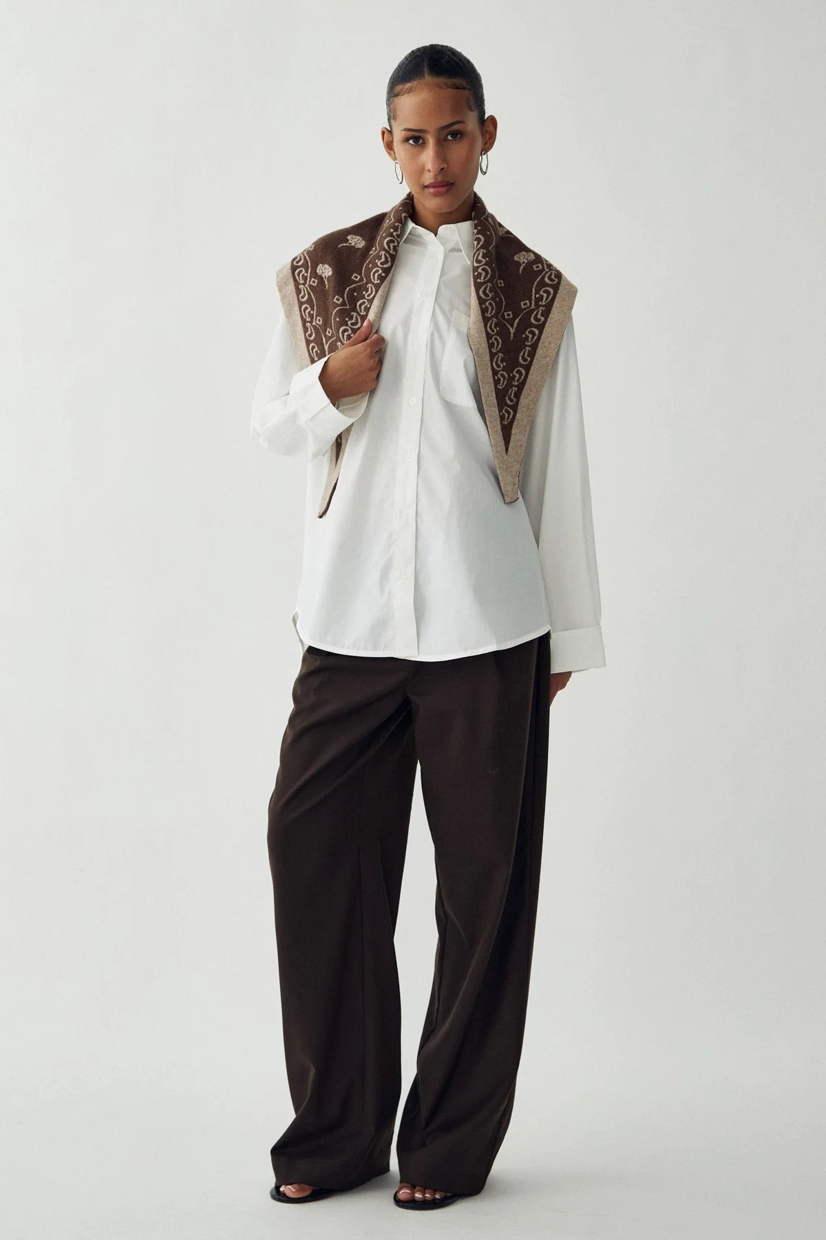 Noella NEOMI SCARF Brown