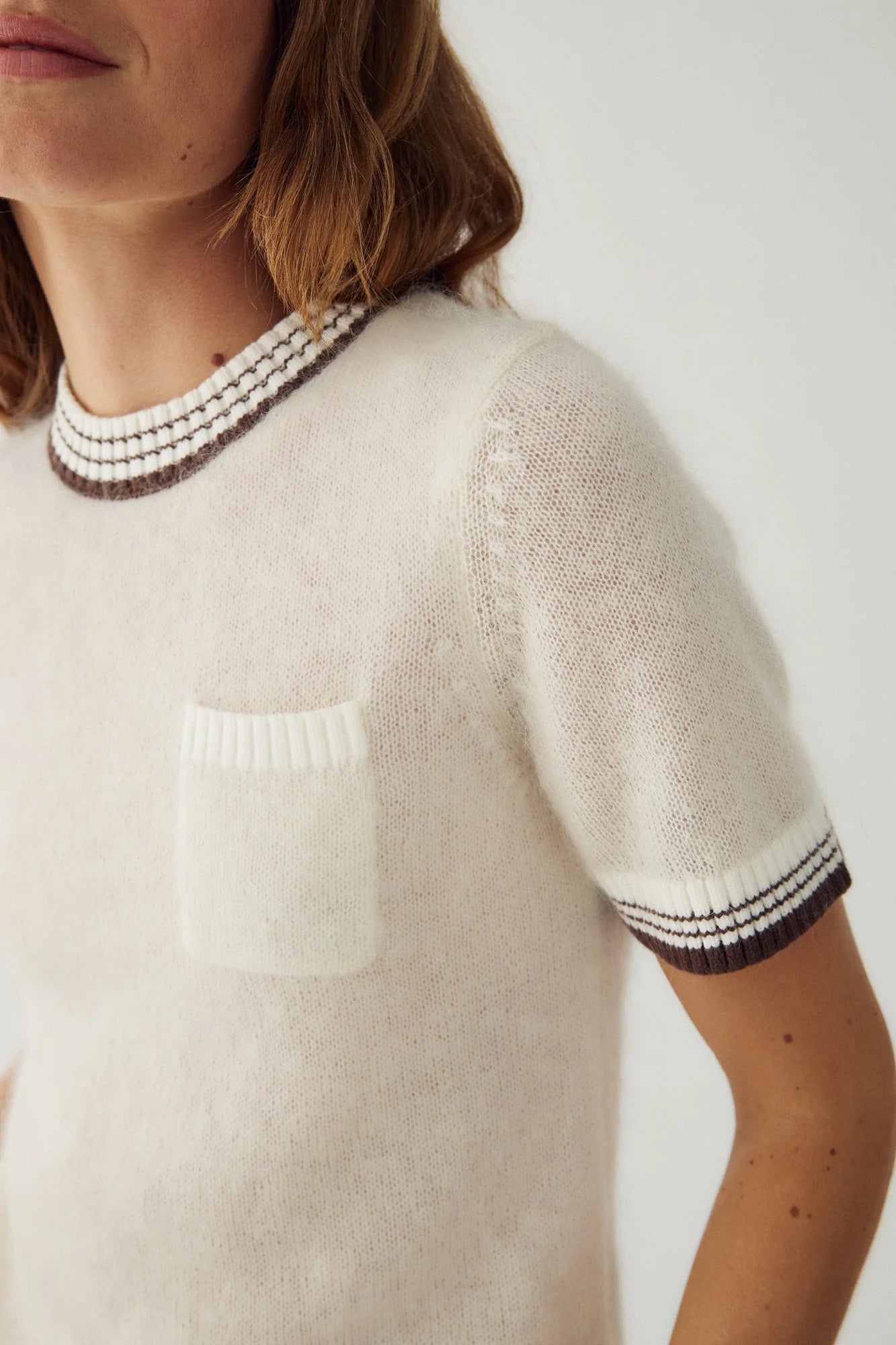 Noella N-Marthy Knit Ivory Brown