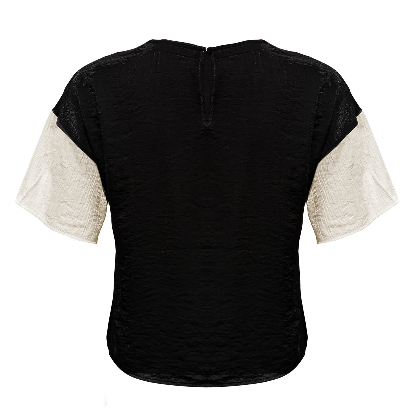 Costamani Prato Blouse - Black/Whisper