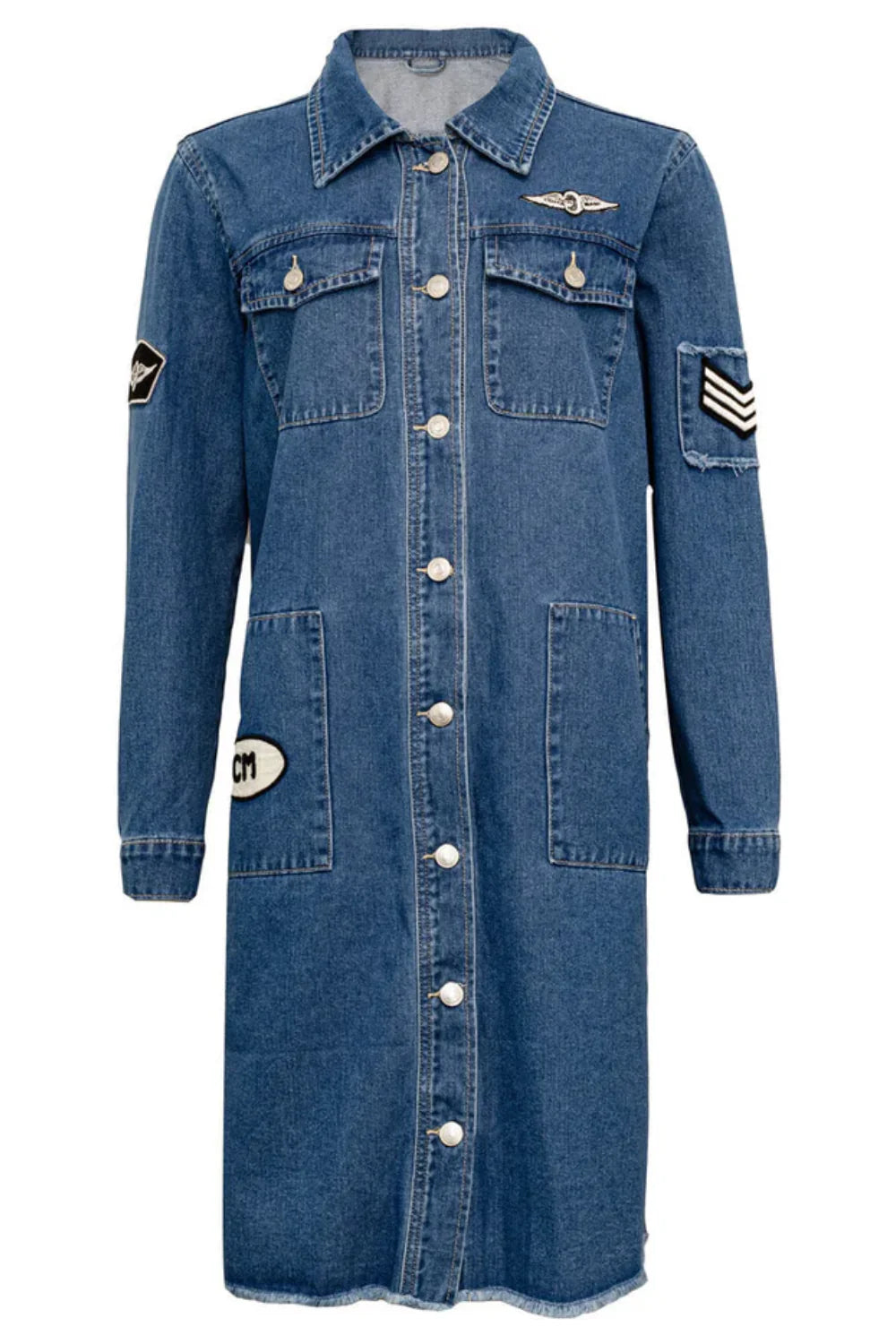 Costamani Foxy Långjacka - Jeansblå
