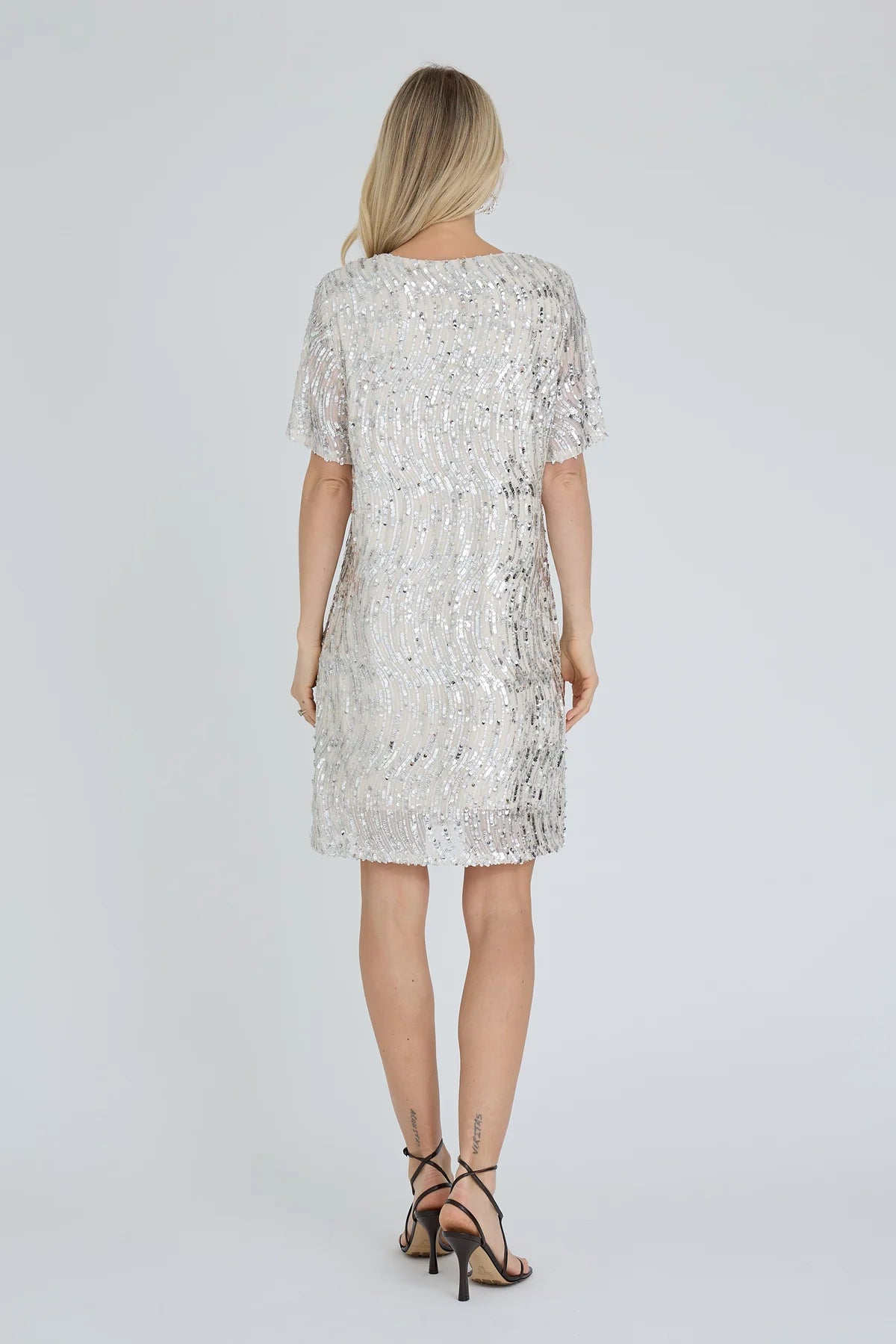 A-View Simply Dress - Champagne