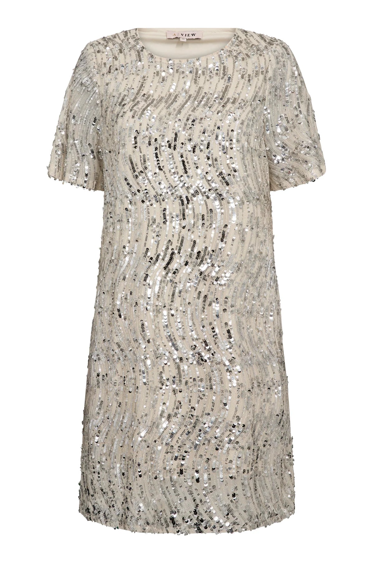 A-View Simply Dress - Champagne