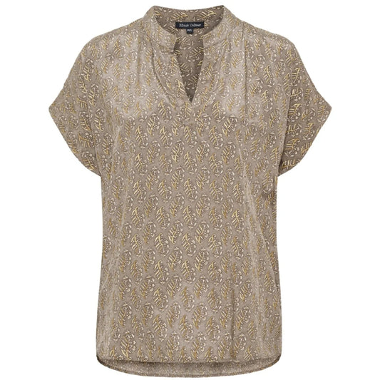 BLACK COLOUR dam blus BCLUNA - Taupe Mist