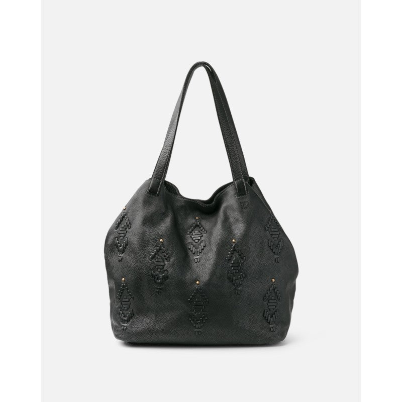 Leather shoulder bag BIBA Bayron