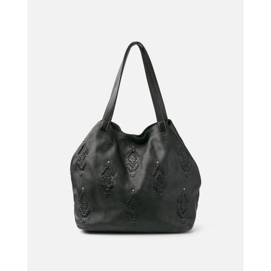 Leather shoulder bag BIBA Bayron