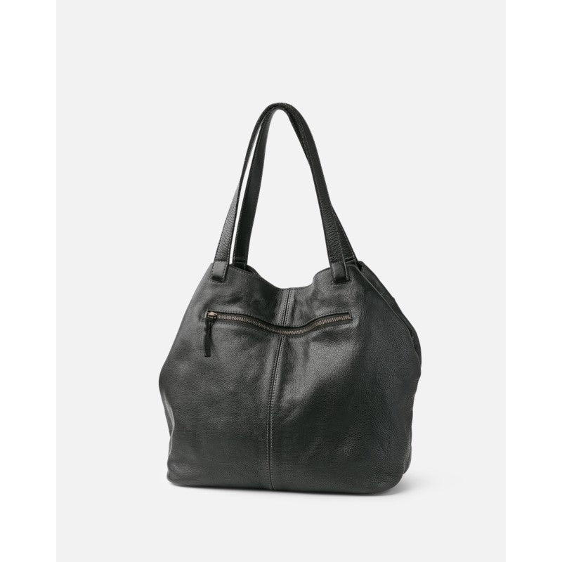 Leather shoulder bag BIBA Bayron