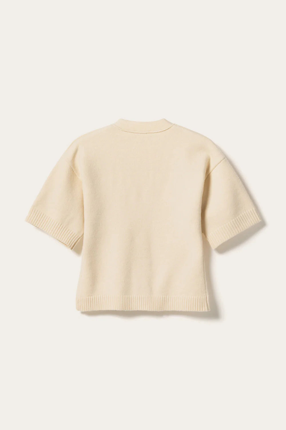 Noella N-Lenyx SS Knit Ivory