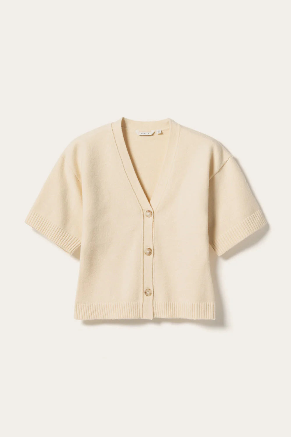 Noella N-Lenyx SS Knit Ivory