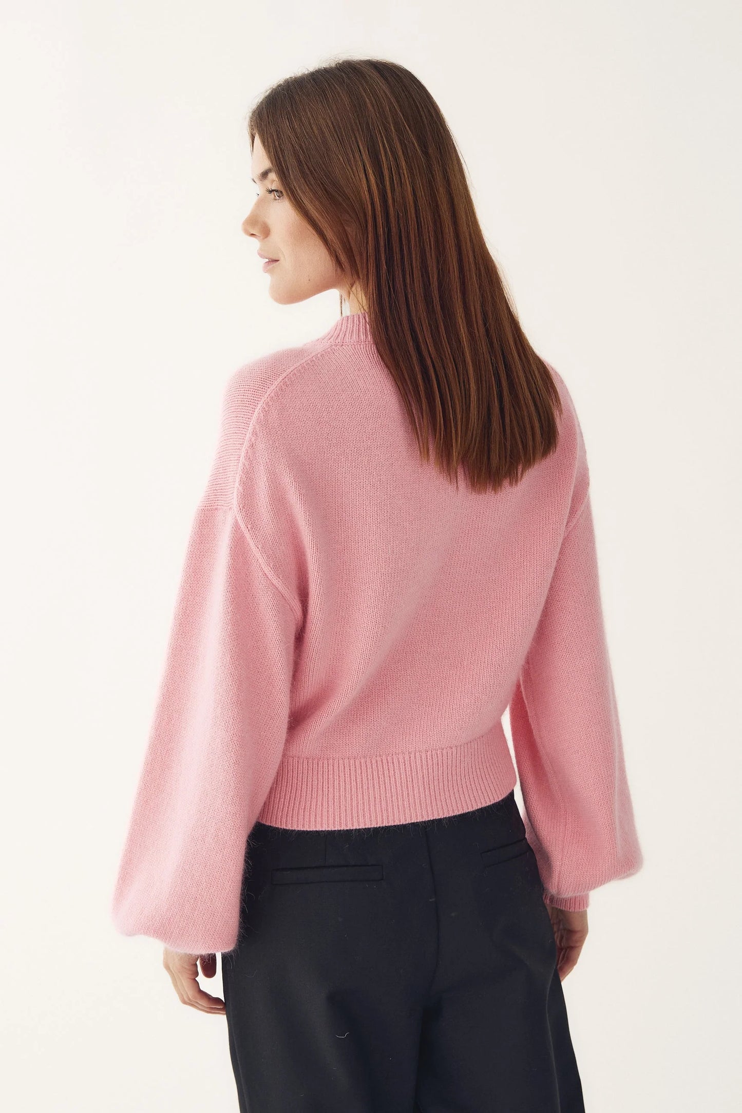 Noella N-Miley Knit Cardigan Baby Pink