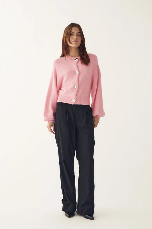 Noella N-Miley Knit Cardigan Baby Pink