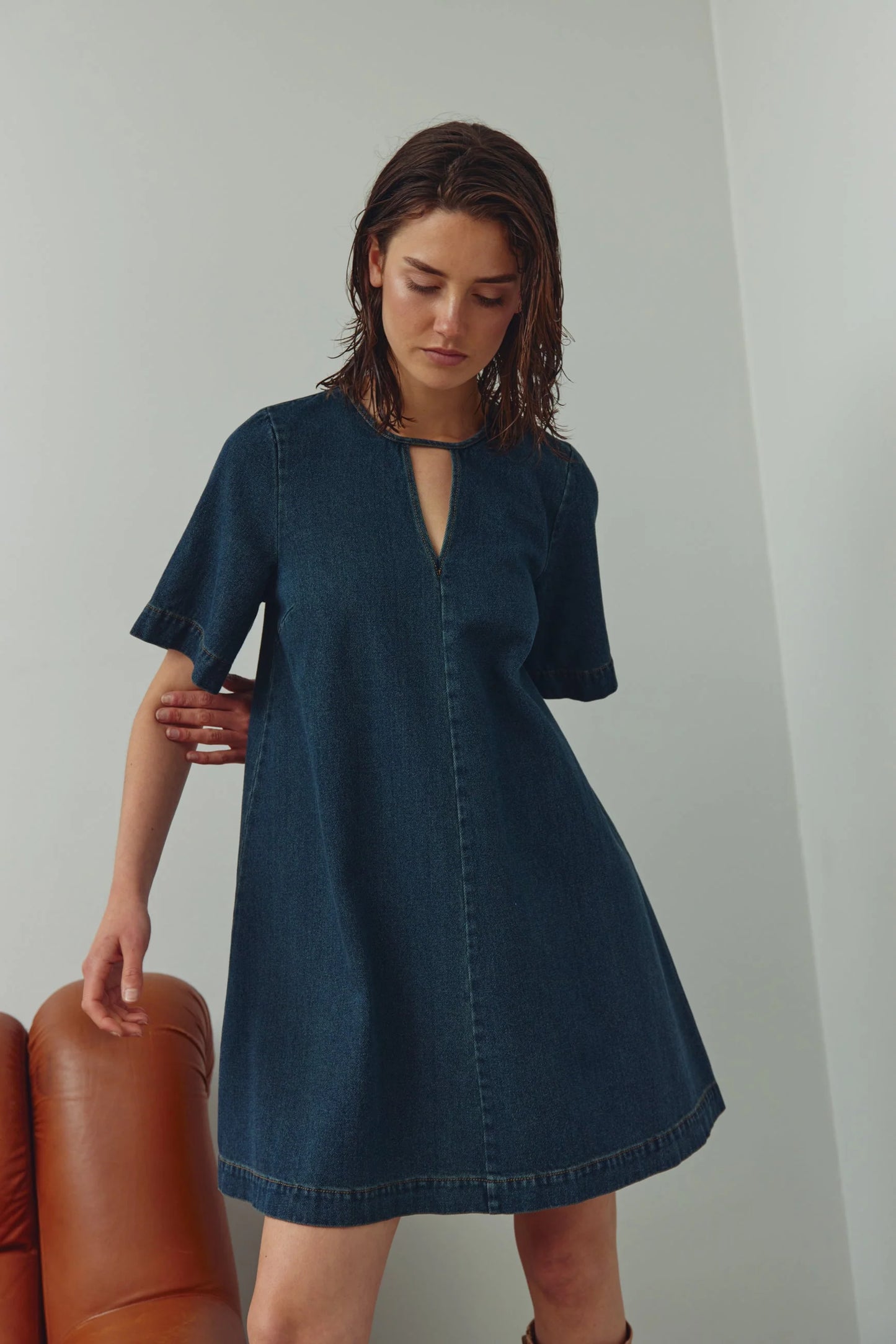 Noella N-Mavis Dress Vintage Blue Wash